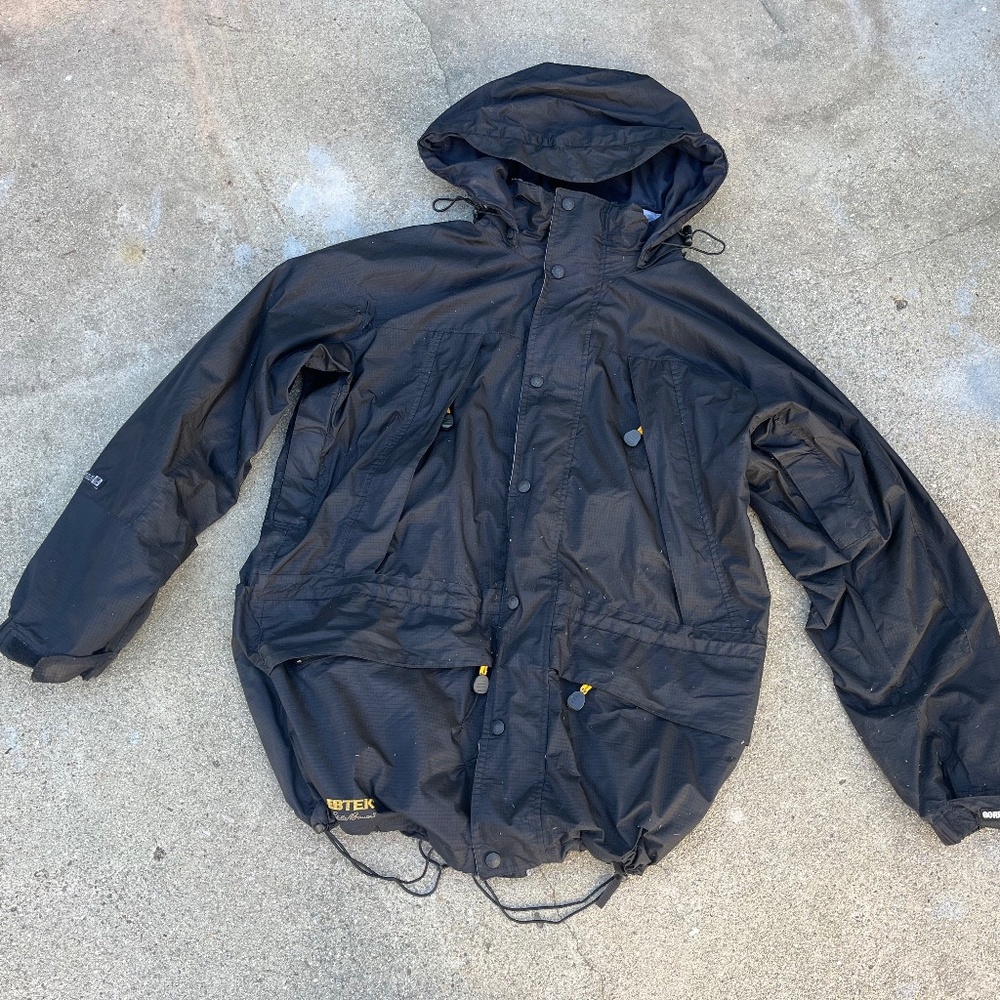 Vtg EBTEK Eddie Bauer Goretex jacket 90s outdoors S small y2k streetwear parka
